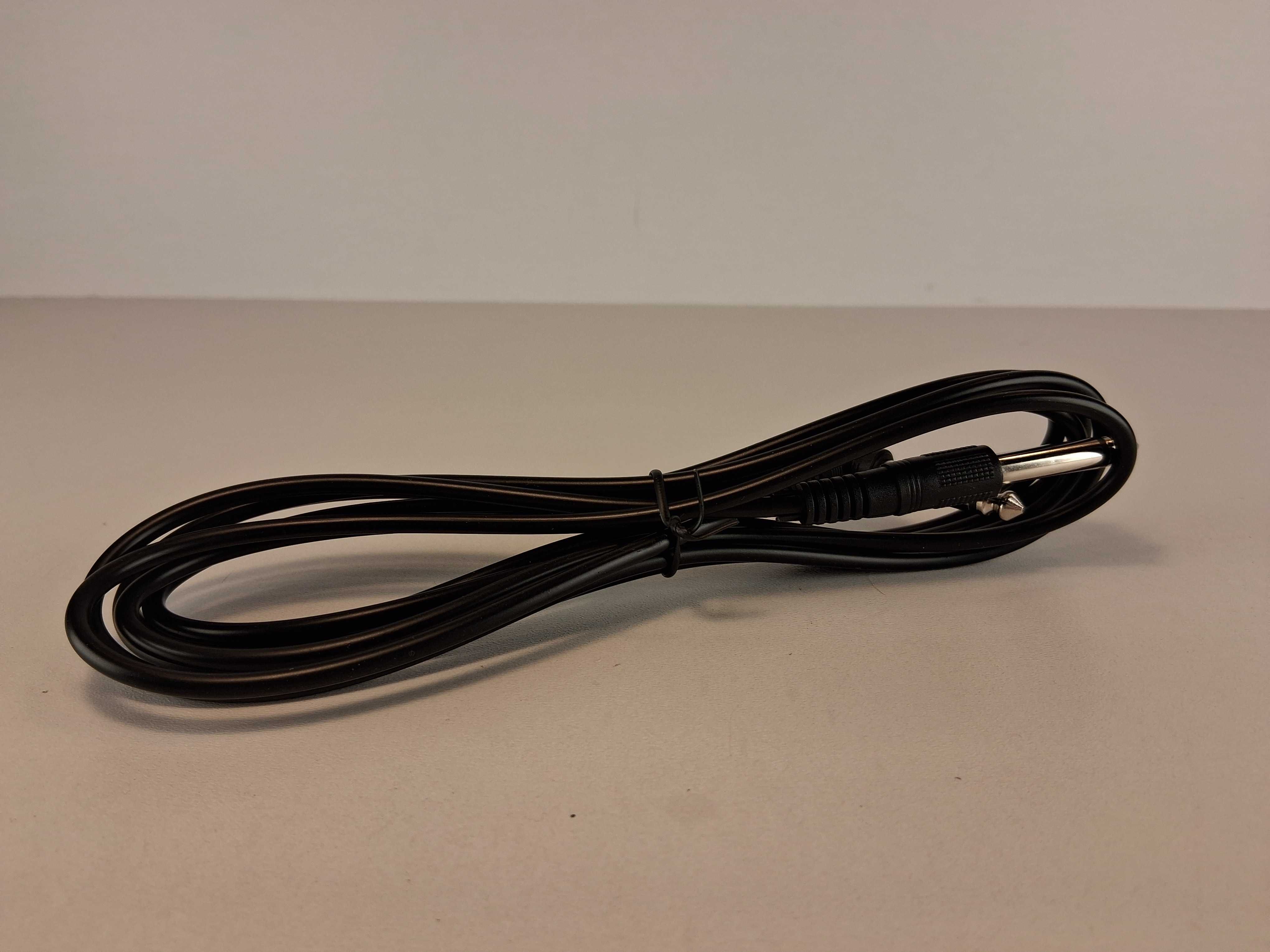 N034 Kabel Jack 6.3mm Mono Kątowy Prosty Przewód Audio Gitara 3 Metry