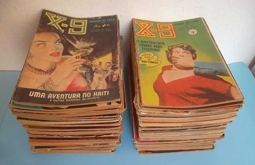 90 Revistas dos anos 1940/50 - Coleção X-9