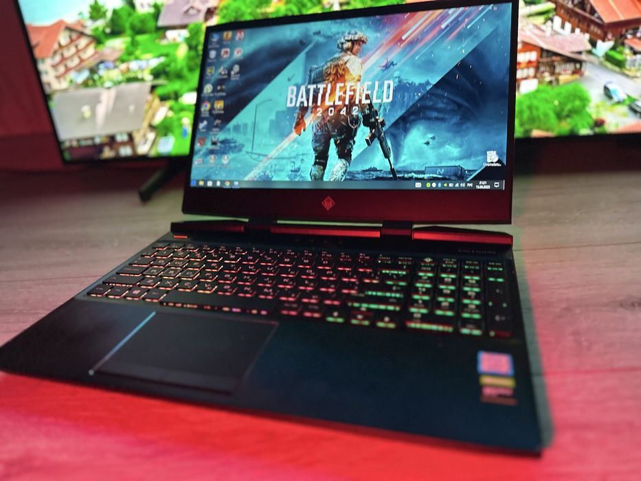 Ігровий ноутбук HP OMEN / 16 ГБ -ОЗУ 8 ядер видео Geforce GTX 1650-4Gb
