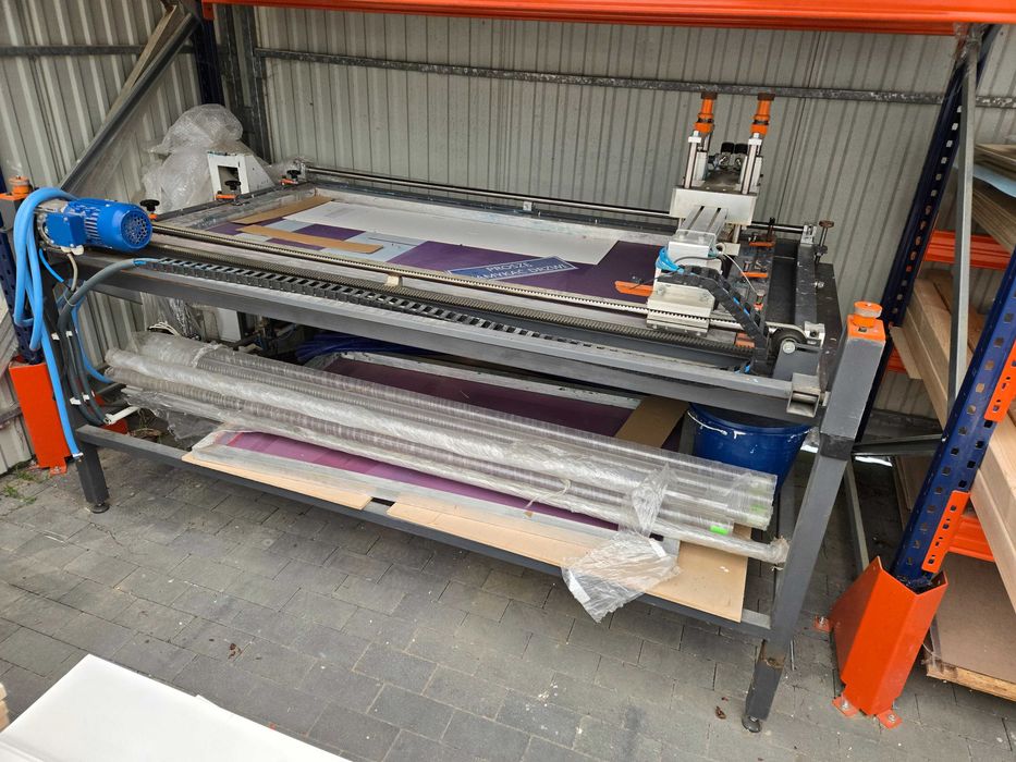 Stół sitodruk duży półautomat