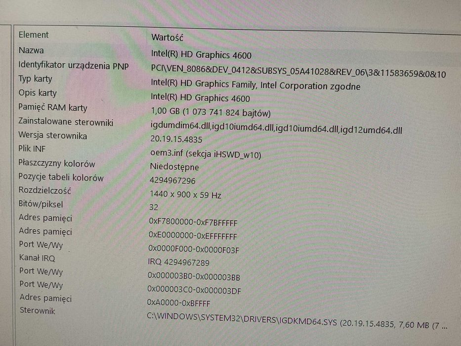 Komputer DELL optiplex I5-4590