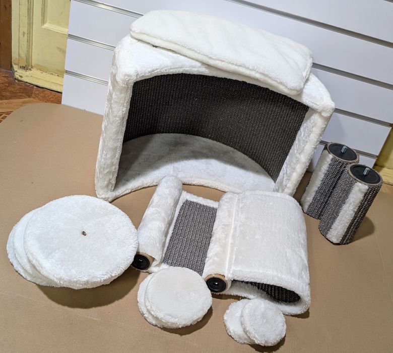 Trixie Zestaw Ścienny Do Wspinaczki Z Legowiskiem Biało Szary ZWROT