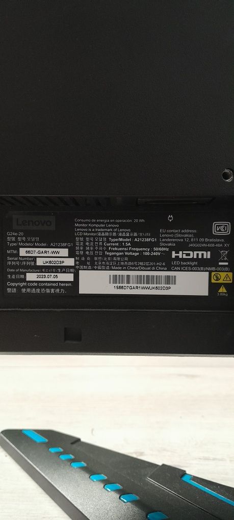 Monitor Lenovo g24