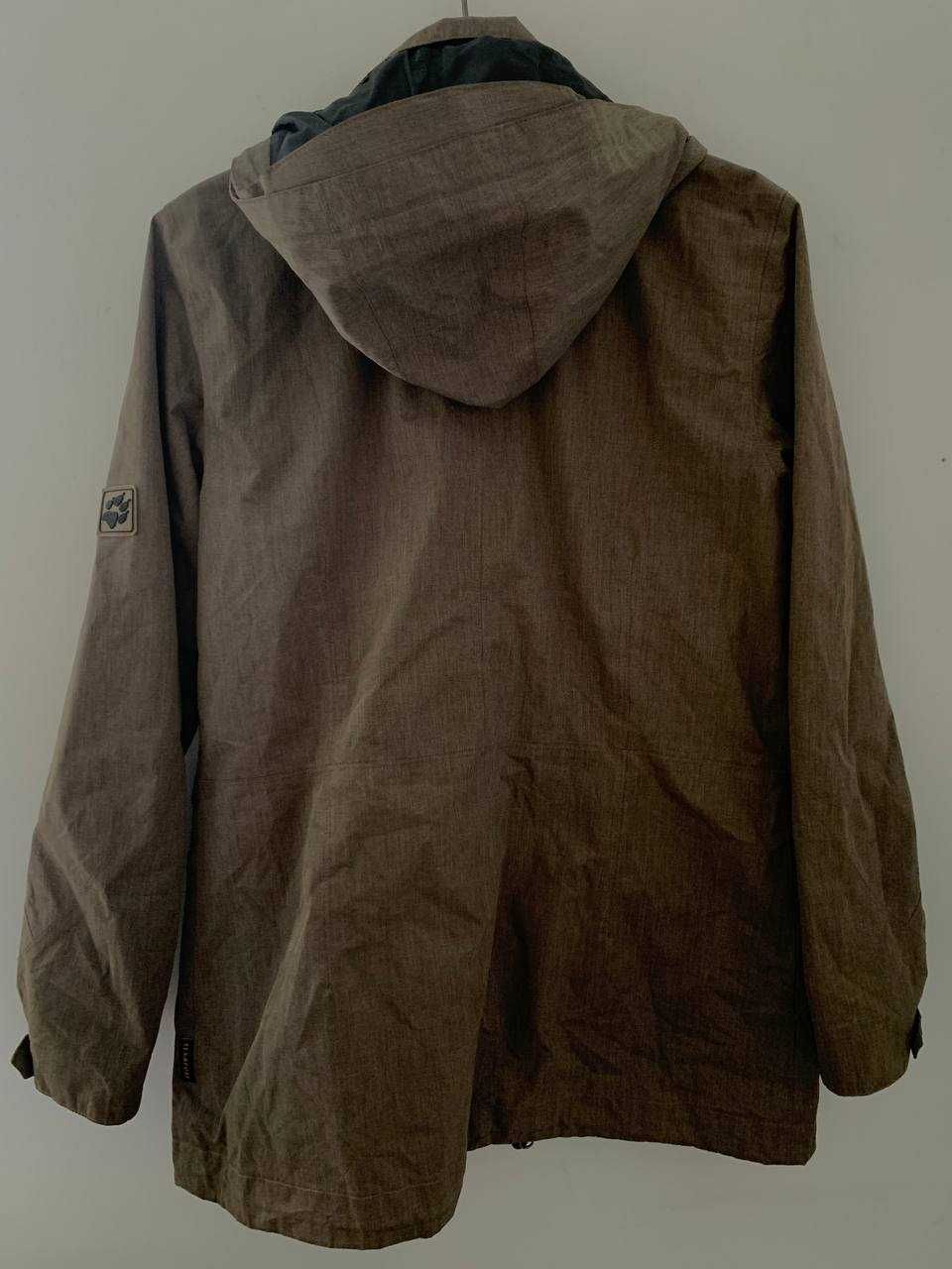 Jack wolfskin куртка вітровка texapore чоловіча коричнева  розмір м