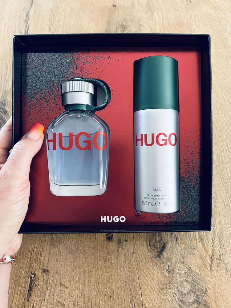 Perfum męski Hugo Boss man 75 ml + dezodorant 150 ml