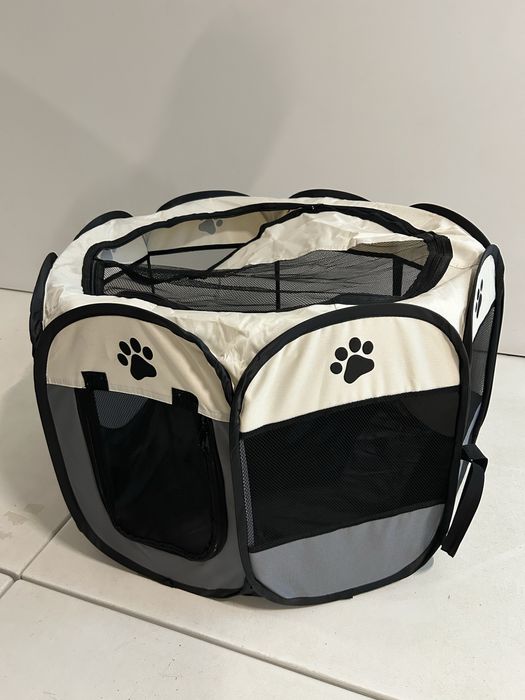 Parque dobrável para animais de estimação 74x74x43