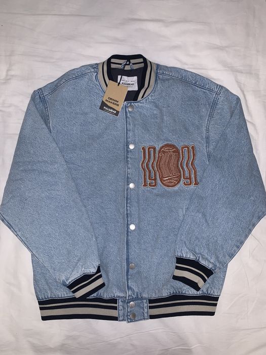 Джинсовый бомбер Pull&Bear. Куртка Pull and Bear