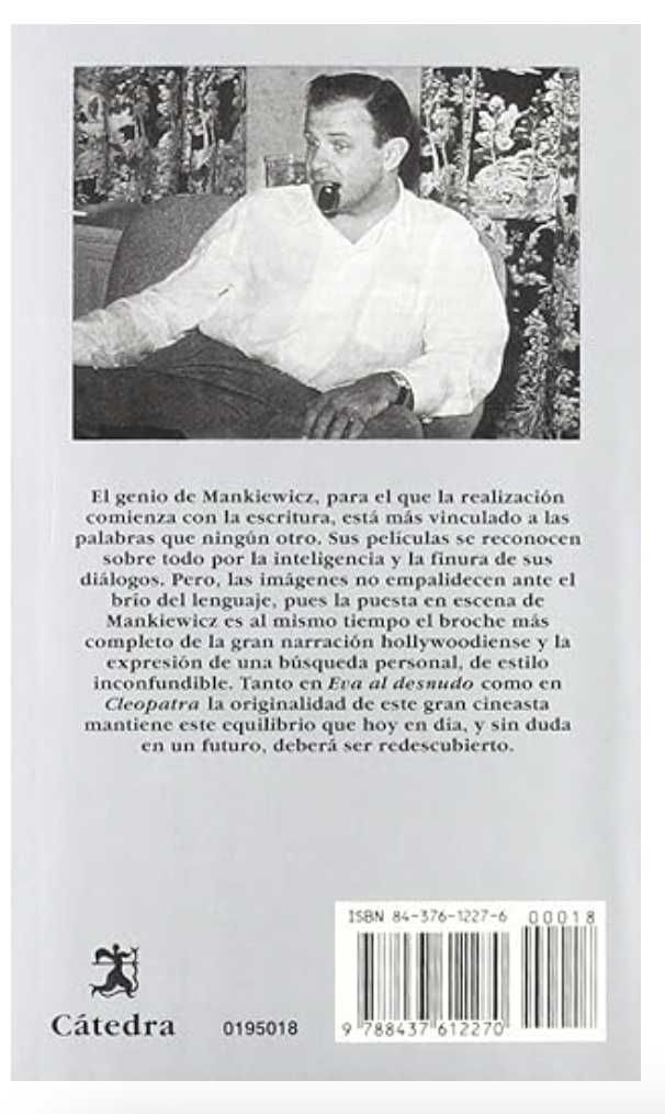 Cinema. Joseph L. Mankiewicz.