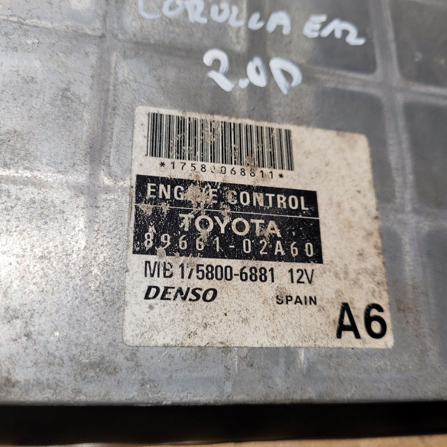 Komputer sterownik silnika toyota Corolla E12 2.0D4D 2004r