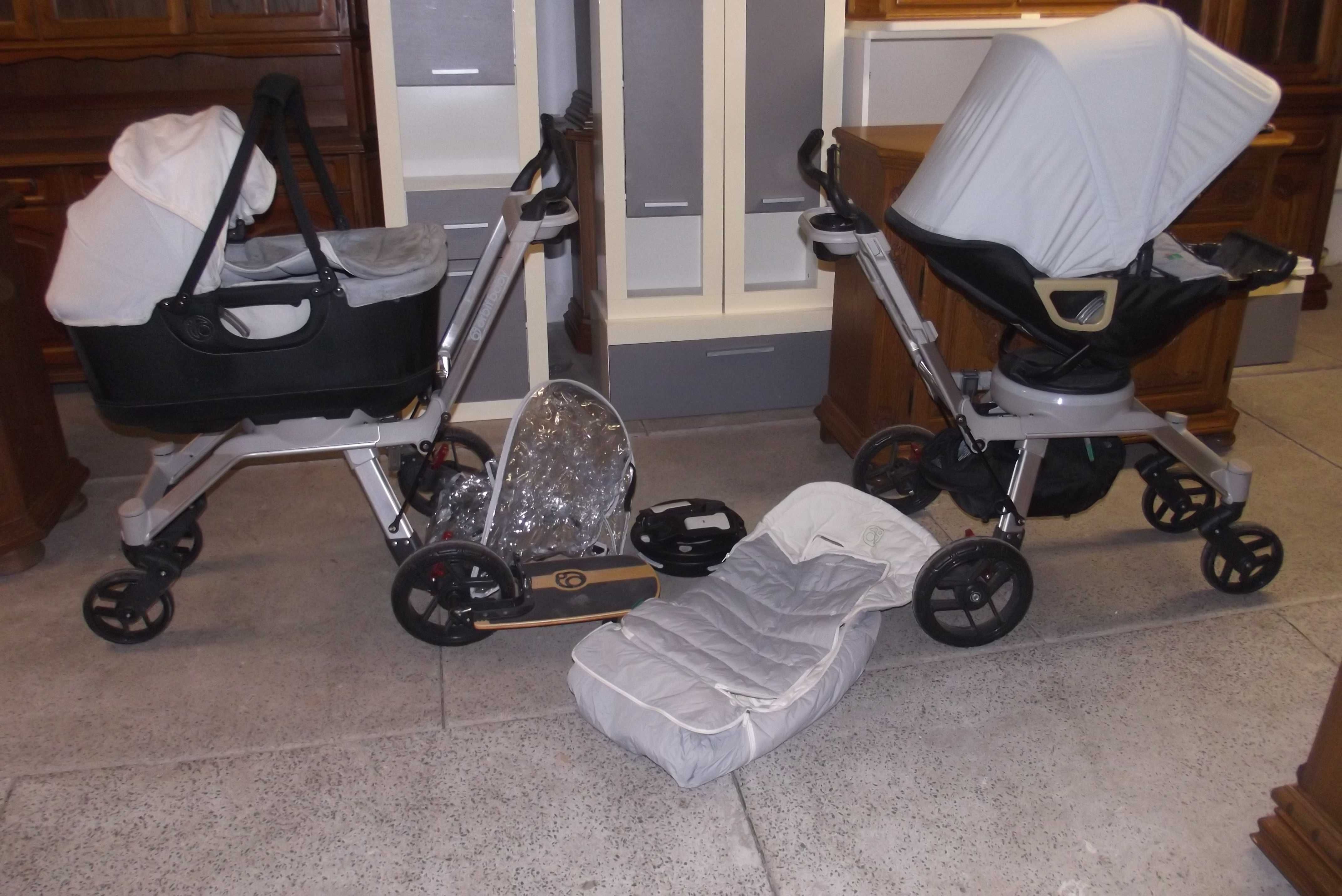 2x wózek dziecięcy gwiazd ORBITBABY spacerówka ORBIT BABY surfer śpIwó
