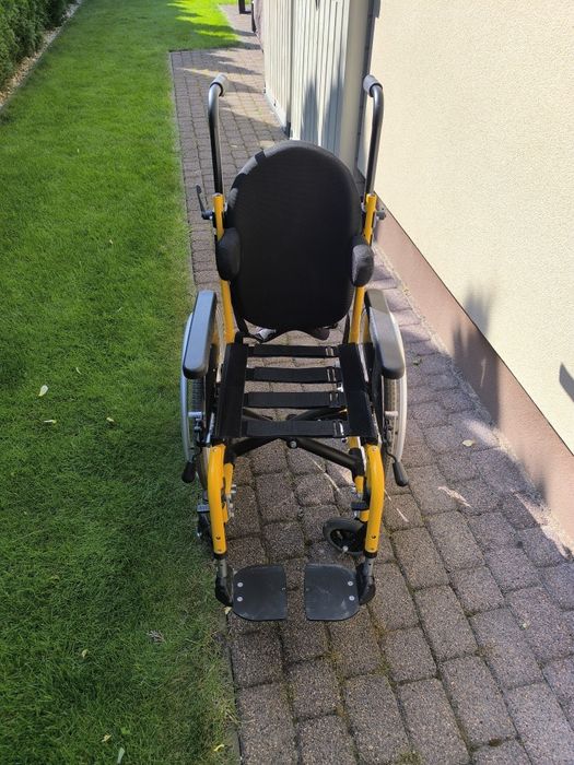 Wózek inwalidzki Dziecięcy Eclips Sztywne Oparcie Peloty Do 60kg
