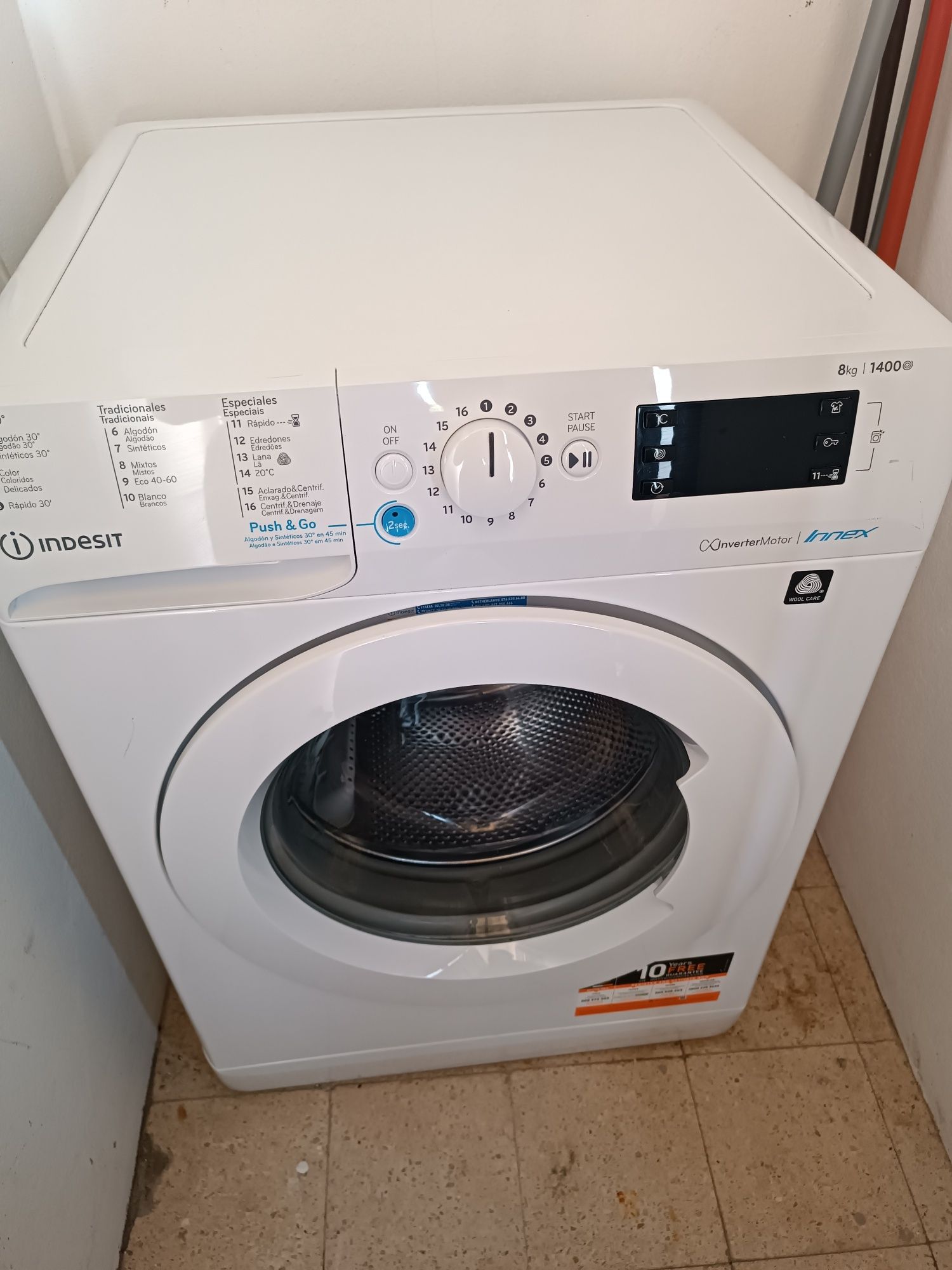Máquina de lavar Indesit 8kg