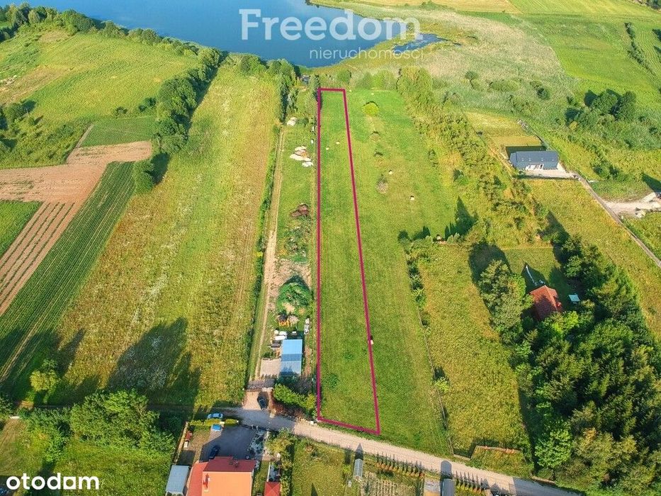 Działka z dostępem do jeziora Oracze koło Ełku