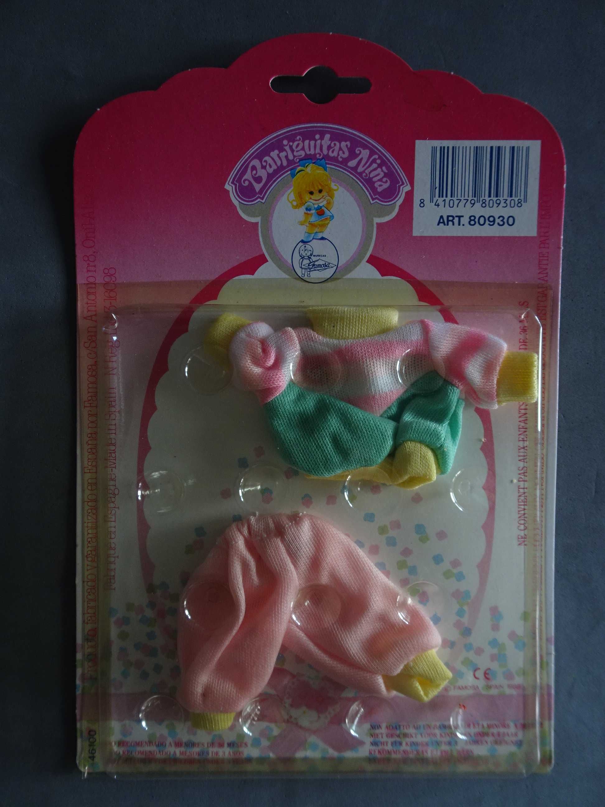 Antigo conjunto das bonecas Barriguitas Niña Art. 80930 - III