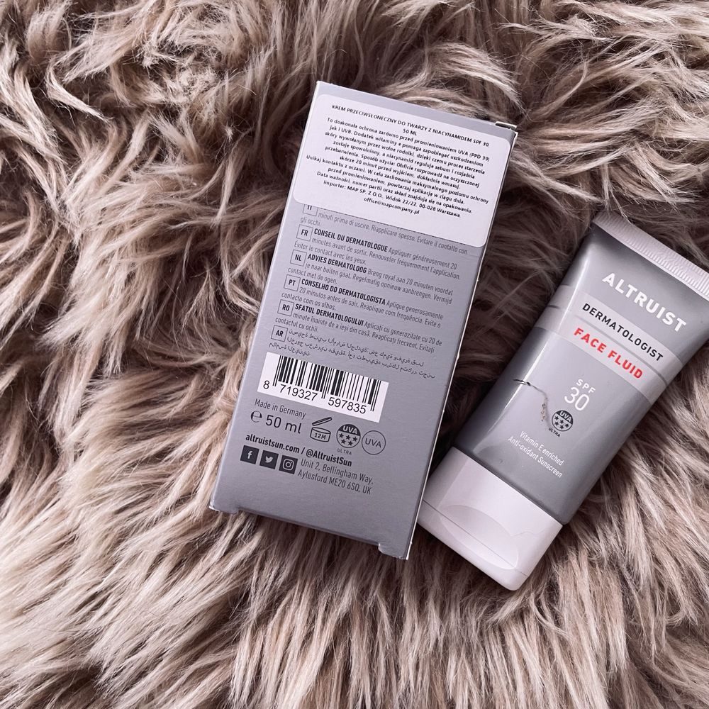 Altruist Face Fluid Sunscreen SPF 30 krem do twarzy z niacynamidem