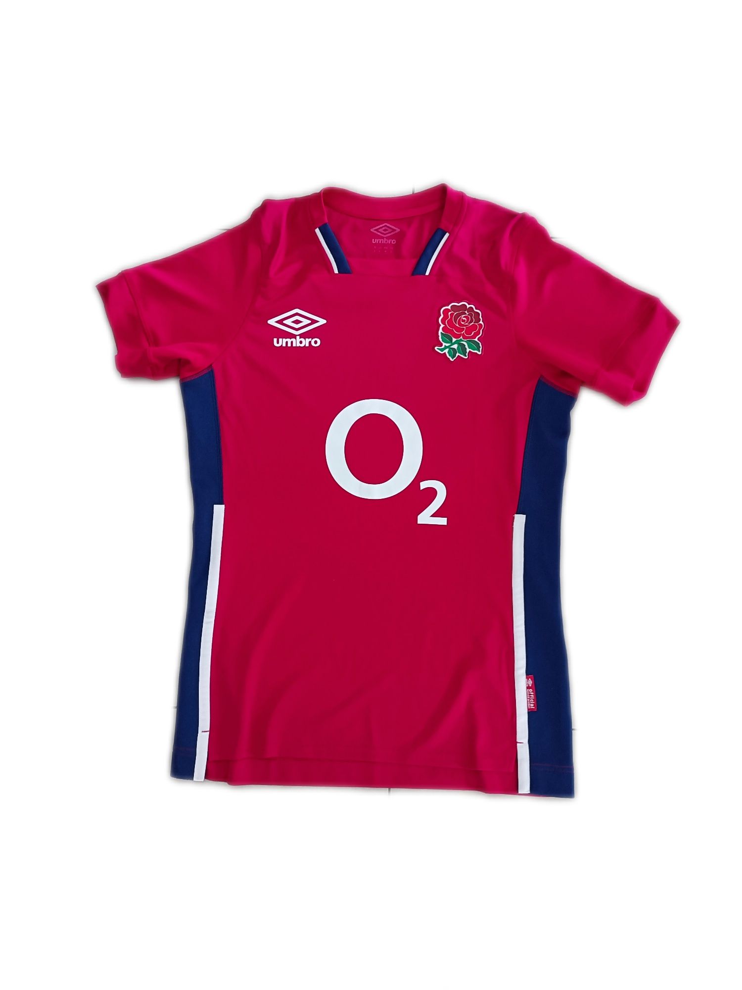 Czerwona koszulka Umbro reprezentacji Anglii w rugby
