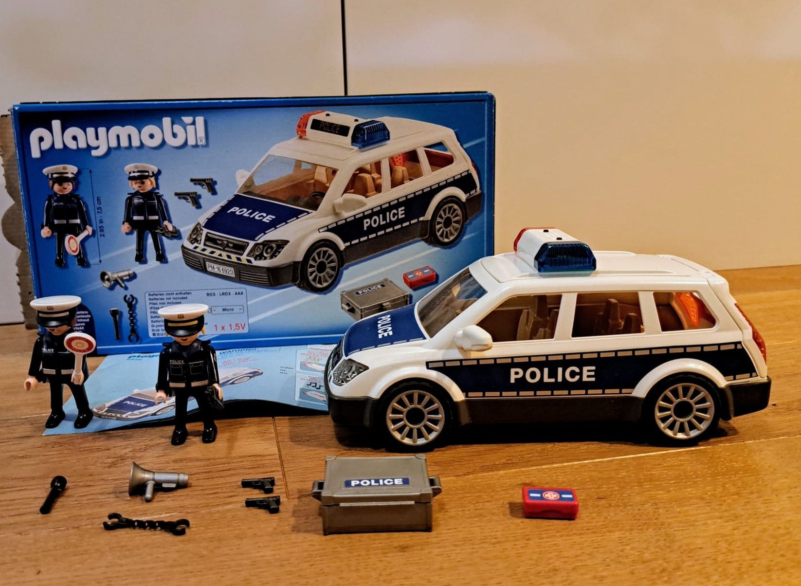 Playmobil 6920 zestaw policja radiowóz drogówka zabawka