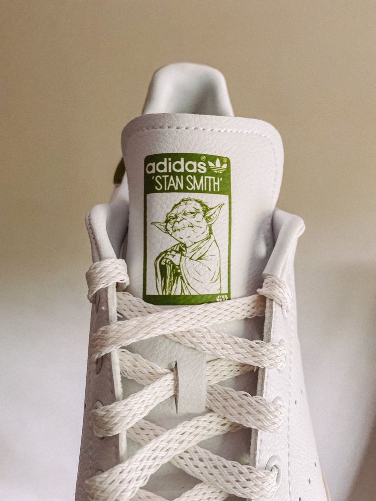 Ténis Adidas Stan Smith Yoda Limited Edition Tm 43.3