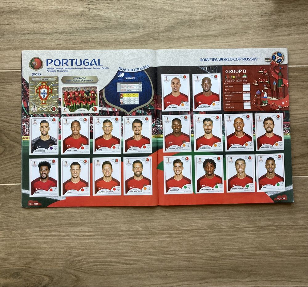 Caderneta Mundial 2018