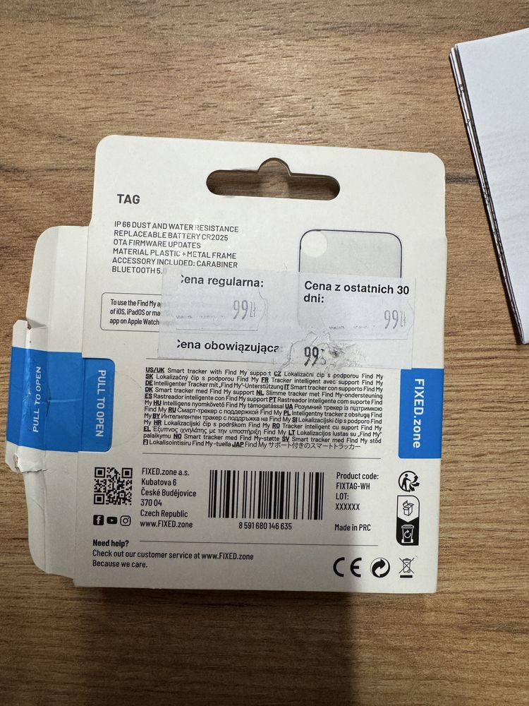 Lokalizator Fixed iSpot – NOWY, 39 zł! Śledź klucze, torbę, zwierzaka