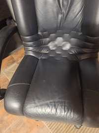Fotel / Krzeslo biurowe Skórzane