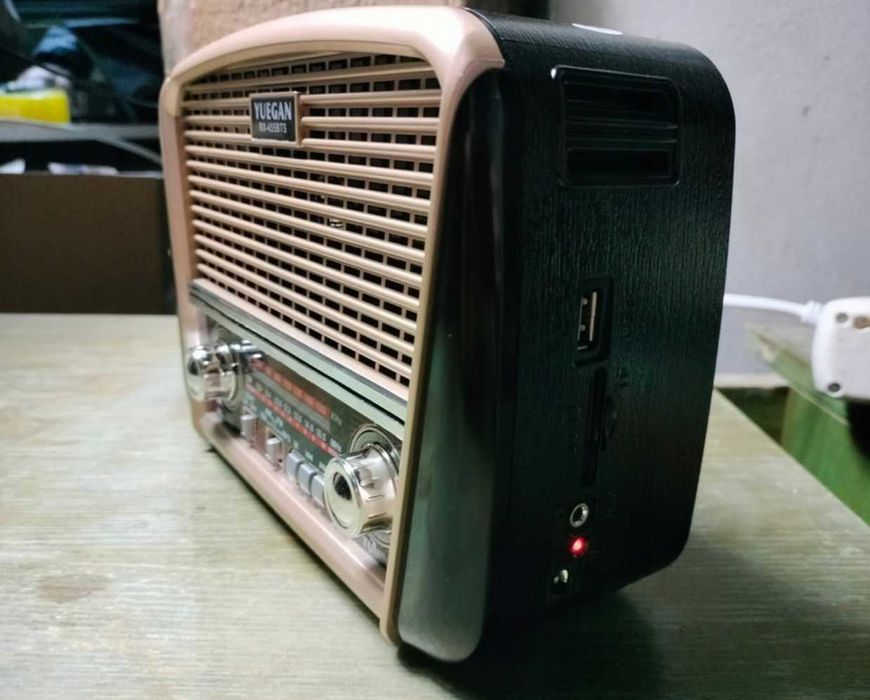 RADIO SOLARNE przenośne retro na akumulator Bluetooth FM AM SW SD USB