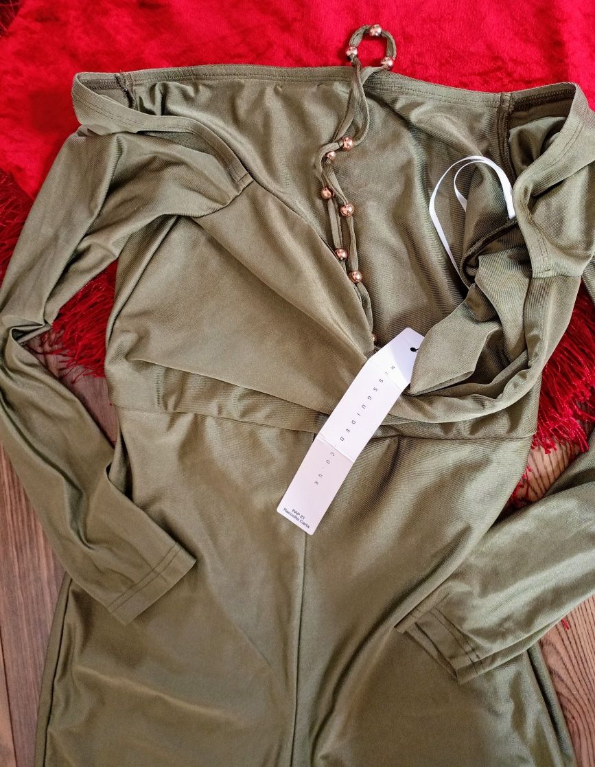 Nowy oliwkowy kombinezon missguided XS/S