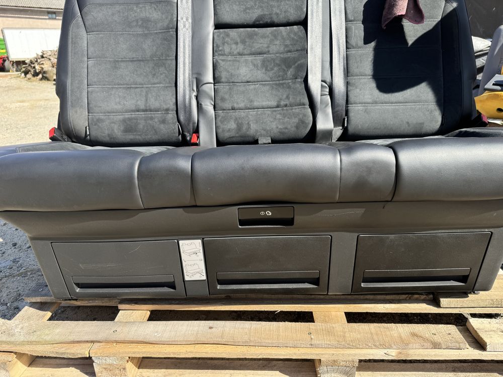 Fotel kanapa siedzenie vw t5 t6 multivan skora alkantara