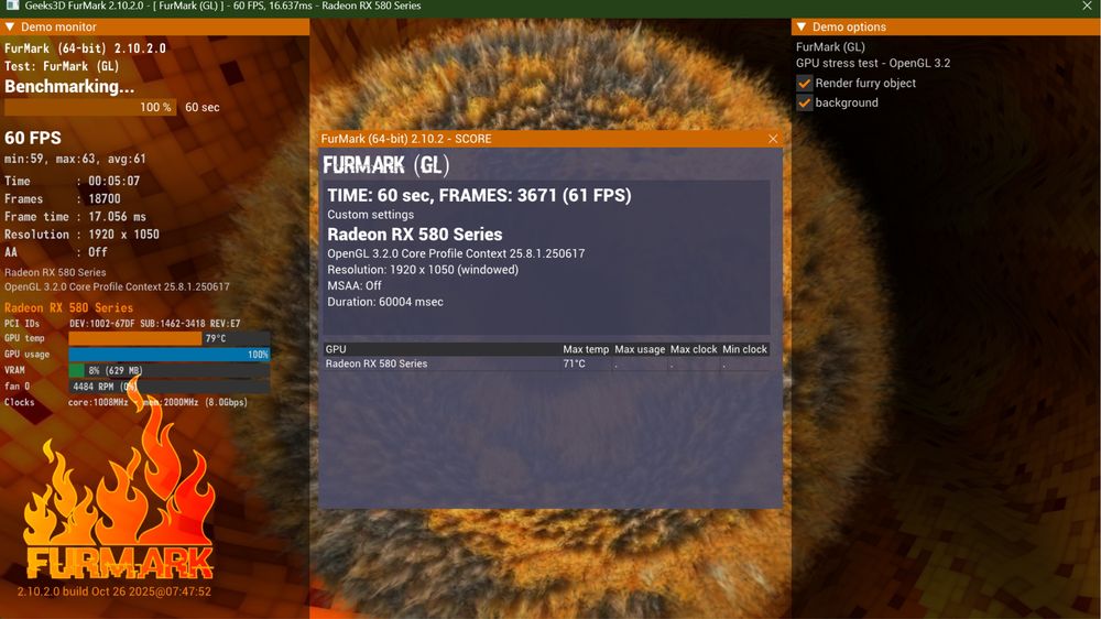 Відеокарта rx 580 8GB MSI Armor