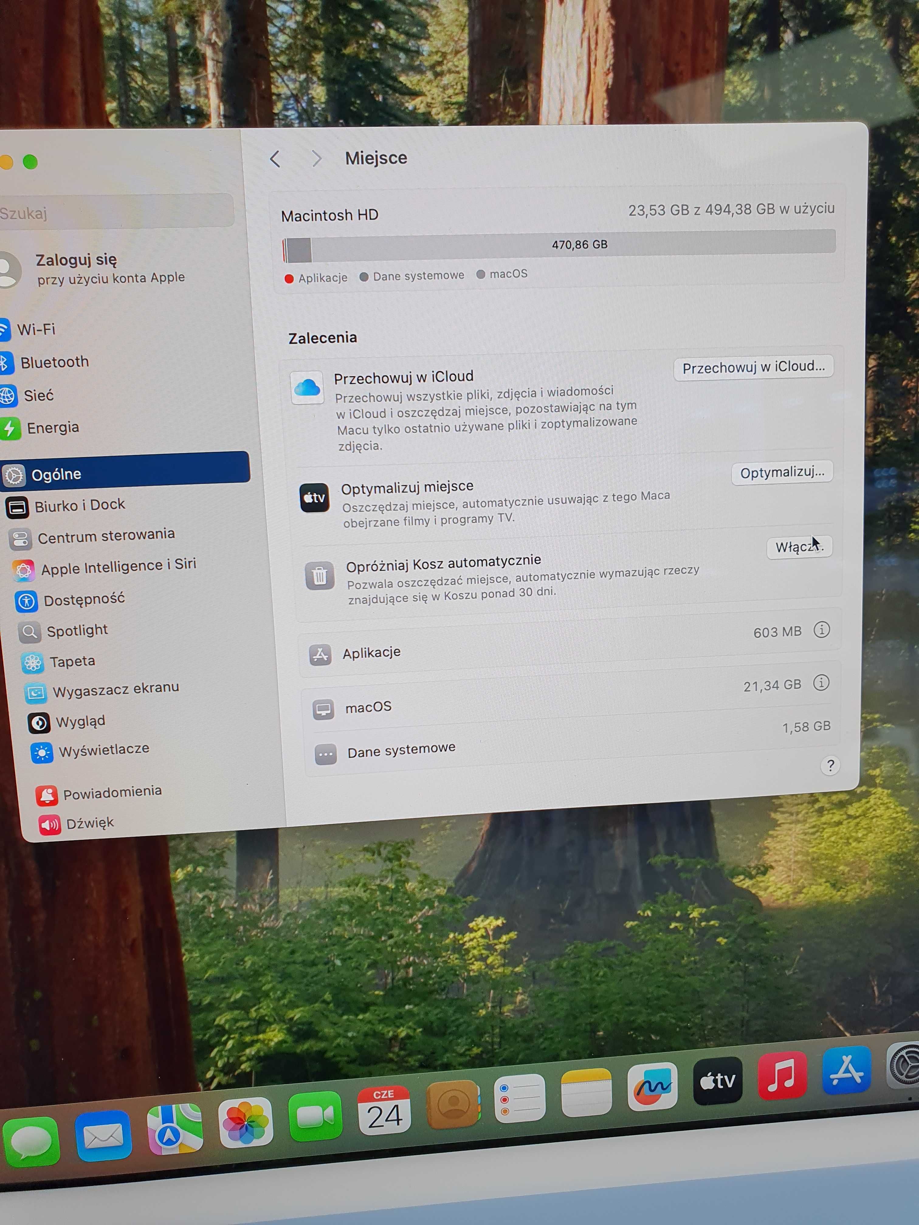 Komputer Apple iMac 24 M1 512GB A2438