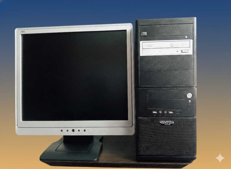 PentiumE5800,3gbDDR2,ASUSGT220 512mb,satahdd250gb ПК+монитор AOC 19"