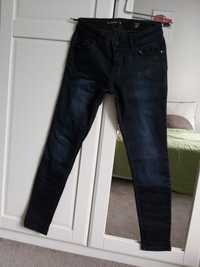 Granatowe jeansy skinny / C&A / rozm.36