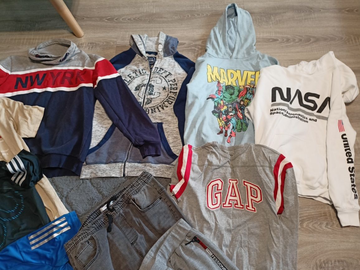 Paka młodzieżowa chłopięca adidas Nike gap house Marvel 152/158/164