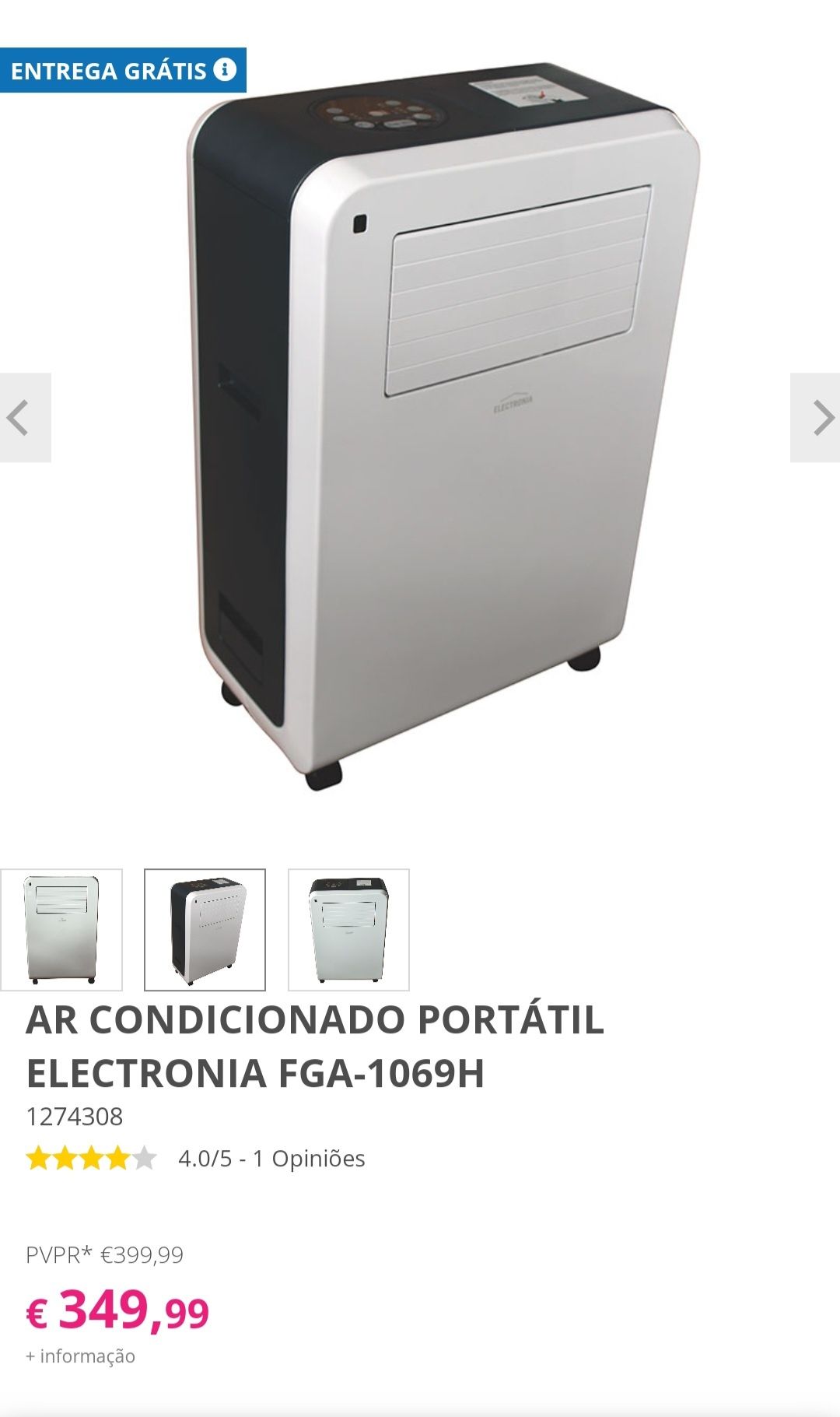 Ar condicionado portátil novo refrigeração/aquecimento com garantia