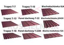 Blacha trapezowa, blachodachówka, modułowa od producenta na wymiar