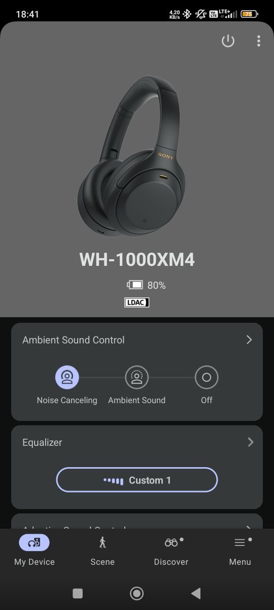 Sony WH-1000xm4 słuchawki bezprzewodowe ANC Bluetooth LDAC