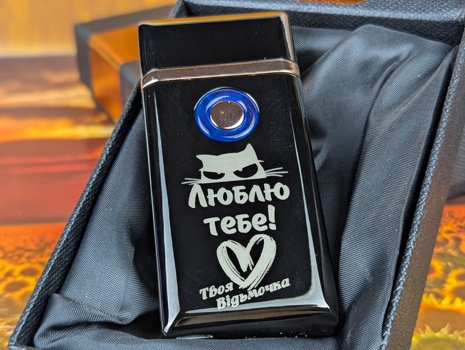 Гравіювання на запальничках. USB турбо зажигалка
