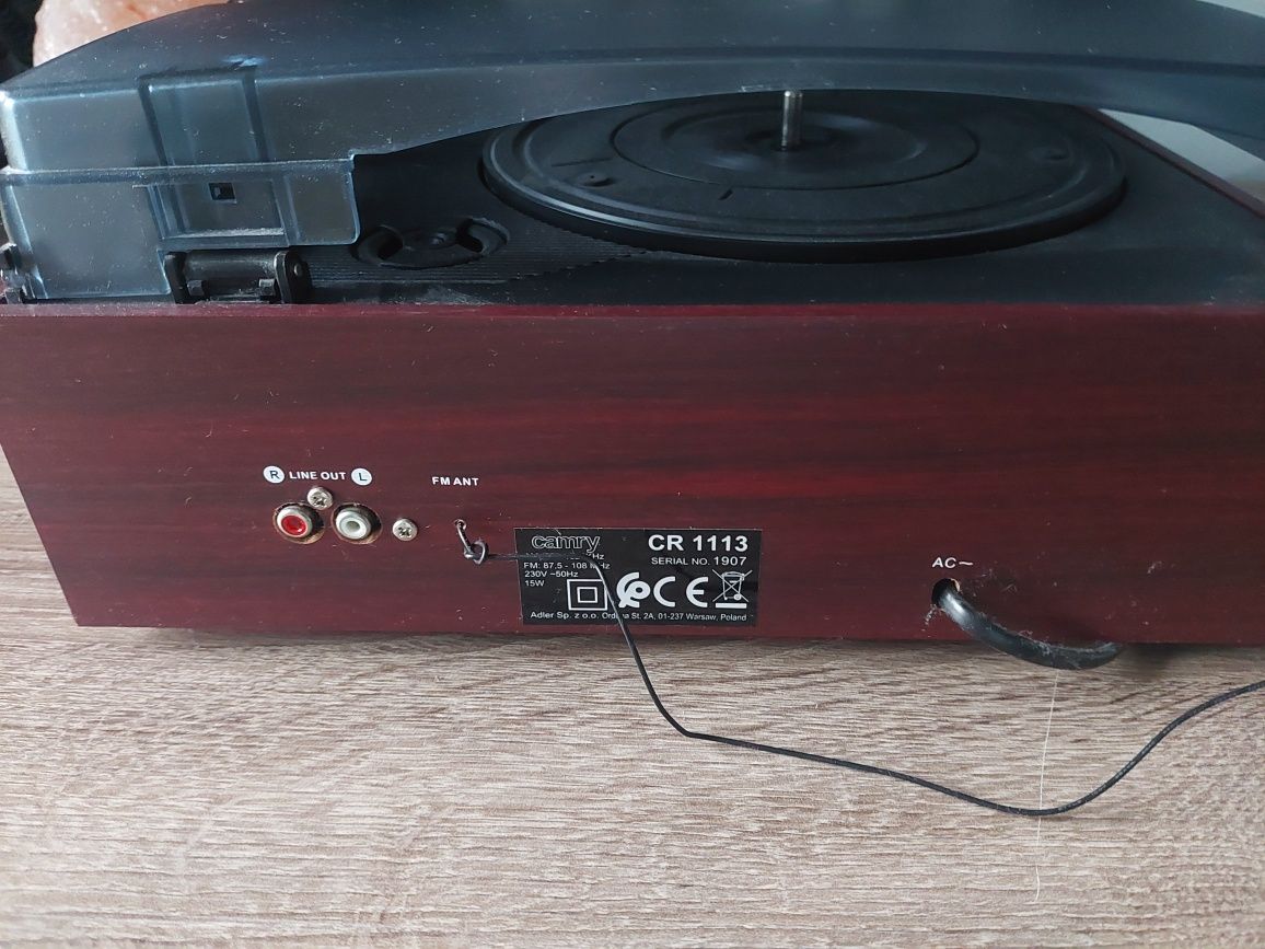 Gramofon CAMRY CR 1113 Brązowy