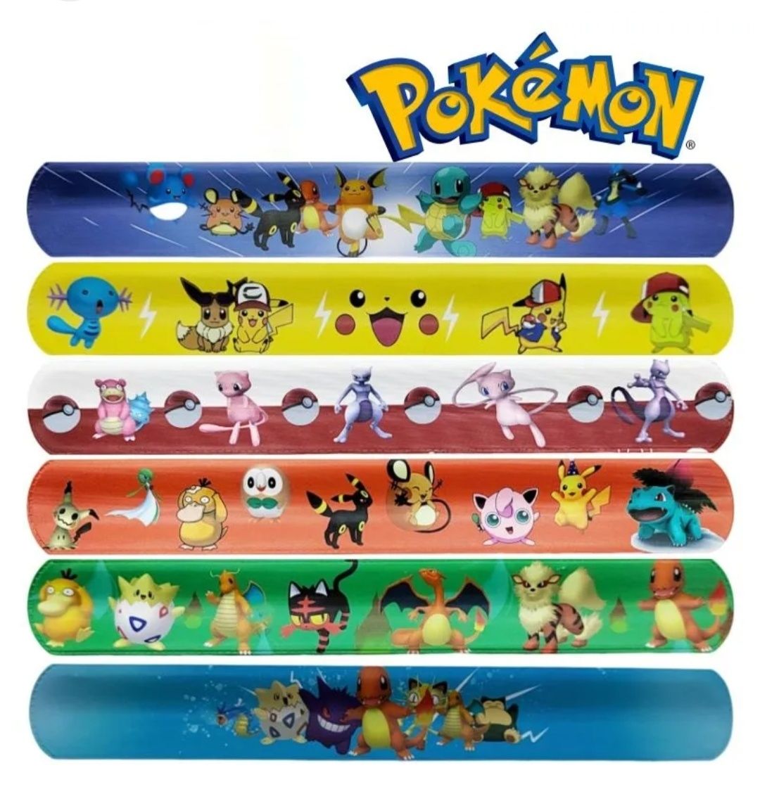 Zestaw bransoletki POKEMON + tatuaże