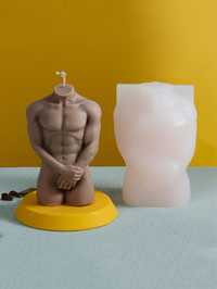 Molde de silicone formato de homem/mulher para velas