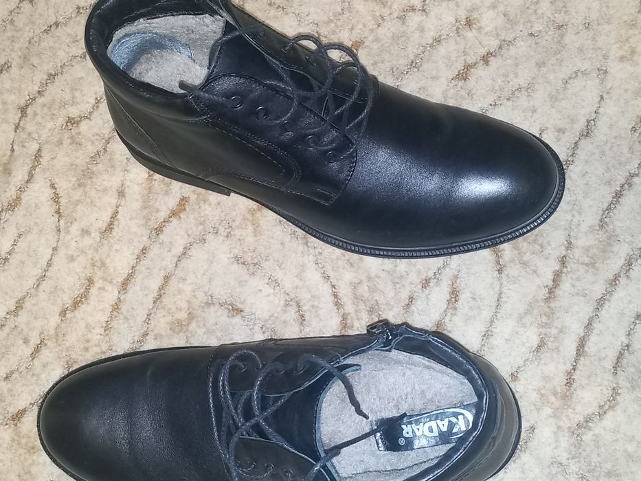 Ботинки мужские кожаные