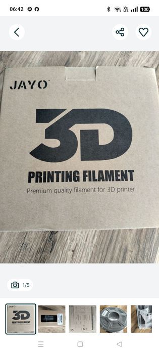 2 sztuki, filament Pla+, Jayo, do druku 3D- bez plątania