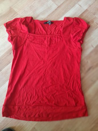 *8) czerwona bluzka bluzeczka r 40