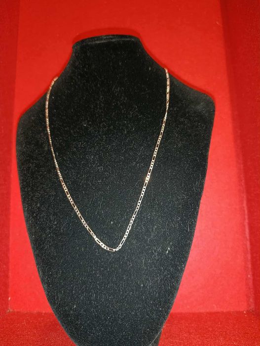 Prata 925 Plaquêt Fio Malha Batida 3+1