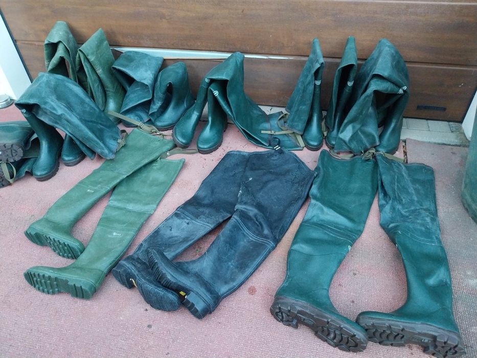 Wodery gumowce wędkarskie