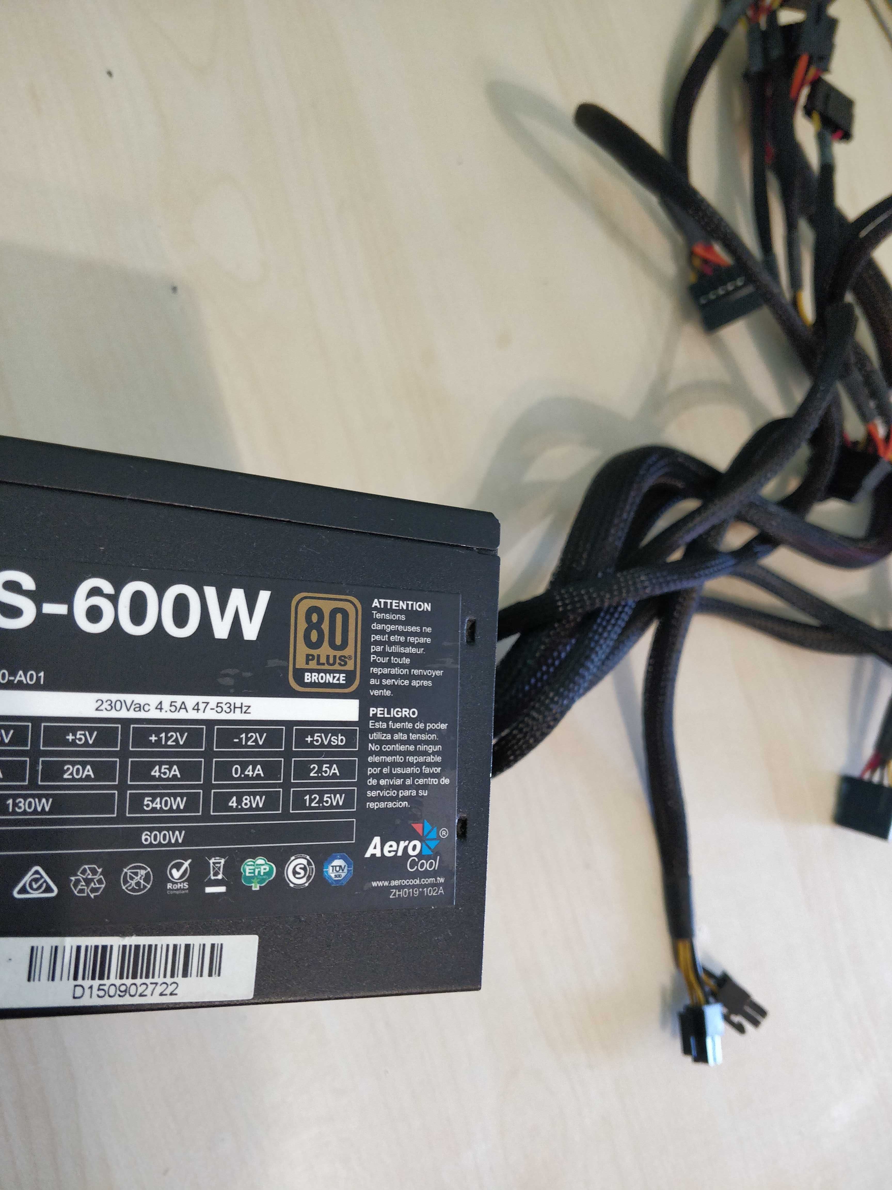 Блок питания 800вт 80bronze  cpu 4+4 video 8+8 pin