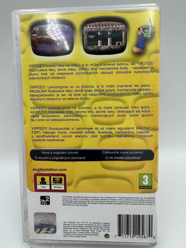 Lemmings PSP Gwarancja