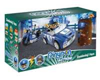 PinyPon Action - Zetaw pojazdów z figurką Policja
