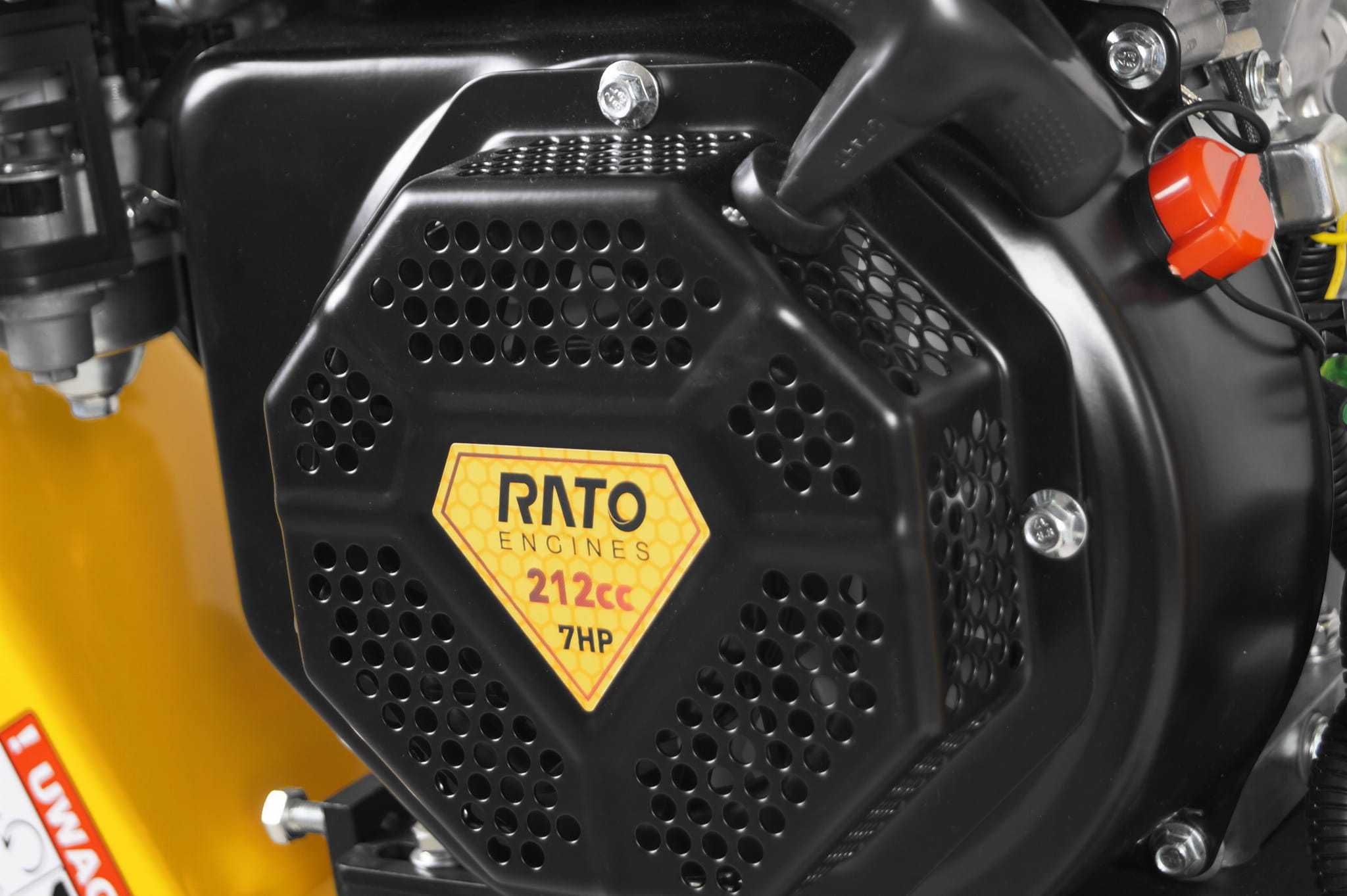 Rozdrabniacz do gałęzi Rębak spalinowy 7,0HP RATO R210 212ccm