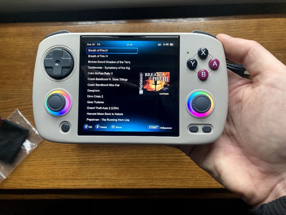 НОВАЯ консоль ANBERNIC RG CubeXX 64Gb с играми